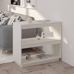 vidaXL 80x35x71 massivt fyrretræ Bogreol