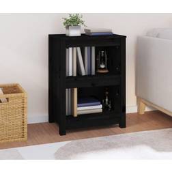 vidaXL Cabinet Black Book Shelf