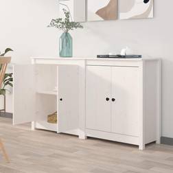 vidaXL Sideboards 2 Stk Weiß 70 x 35 x 80 cm Sideboard