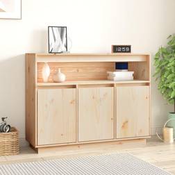 vidaXL Credenza 104.5x34x80 cm In Legno Massello Di Pino Madia