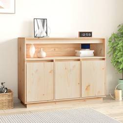 vidaXL Solid Wood Pine 104.5 x 34 x 80 cm Sideboard