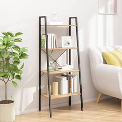 vidaXL stigereol 4 lysebrun Reolsystem