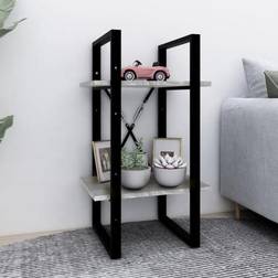 vidaXL 2-Tier Cabinet Book Shelf