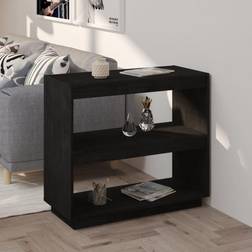 vidaXL Cabinet Black Book Shelf