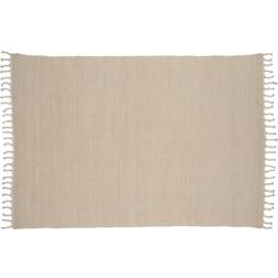 Venture Design Loke Gulvtæppe, Uld /bomuld Hvid, Beige cm