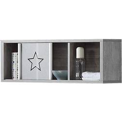 Schardt Etagère Murale Bois Gris Eco Star L 78 x H 26 x P 20 cm