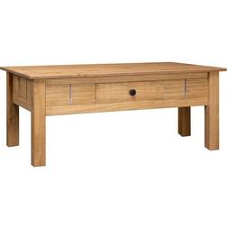vidaXL 100x60x45 massiv furu Soffbord