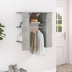 vidaXL Hallway Concrete Storage Cabinet