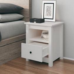 vidaXL Cabinet Pine Bedside Table