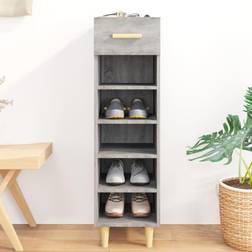 vidaXL Cabinet Grey Sonoma 30x35x105 Shoe Rack