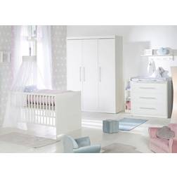 Roba Chambre Bébé Complète 70x140 + Commode à Langer Compacte + Armoire