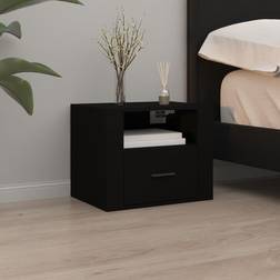 vidaXL Wall-mounted Cabinet Bedside Table