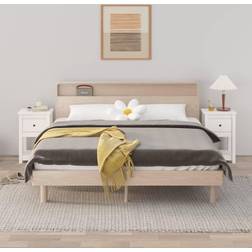 vidaXL Cabinets 2 Pine Nattbord