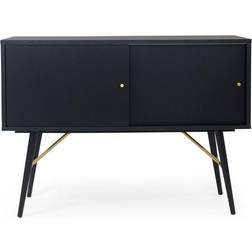 SoffaDirekt Dawn Black Sideboard 40x80cm