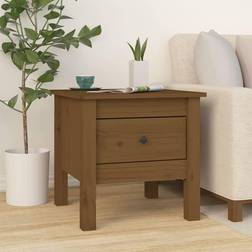 vidaXL Side Honey Small Table