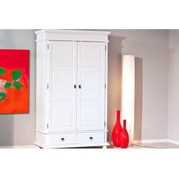 In Living 2 Portes 2 Tiroirs Blanc Armoire