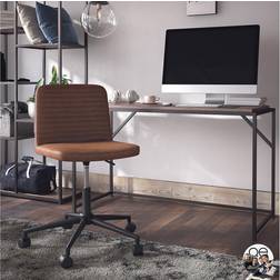 Dorel Home In Faux Leather Black Camel Office Chair