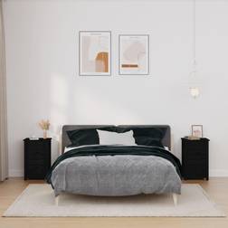 vidaXL 2 st Sängbord
