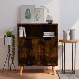 vidaXL Credenza Rovere Fumo 60x30x72 cm In Legno Multistrato Madia