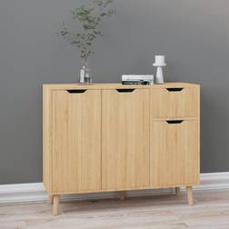 vidaXL Credenza Rovere Sonoma 90x30x72 cm Legno Multistrato Madia