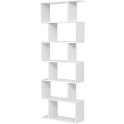 Songmics Mary white Book Shelf 190.5cm