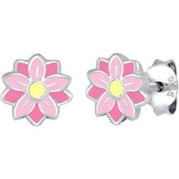 Elli 925 Sterling Silver Floral Nature Filigran Earrings