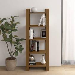 vidaXL Libreria/Divisorio Marrone Ambra 60x35x160 cm Legno Massello Scaffale per libri