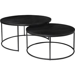 Nordic Furniture Group Natalie Black Soffbord 85cm 2st