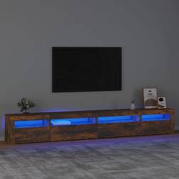 vidaXL LED-belysning TV-bänk