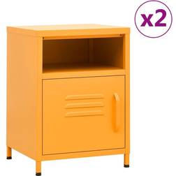 vidaXL Nightstands 2 Bedside Table