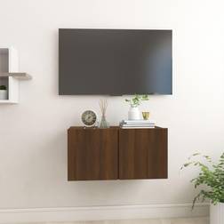 vidaXL Pensile Rovere 60x30x30 cm Legno Multistrato Mobile TV