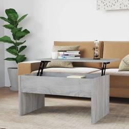 vidaXL Coffee Table Gray Sonoma 80 x 50.5 x 41.5 cm Mesa de Centro