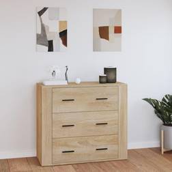 vidaXL Skänk sonoma-ek Sideboard