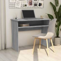 vidaXL Grey Sonoma Writing Desk 50x90cm