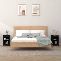 vidaXL Cabinets 2 Bedside Table