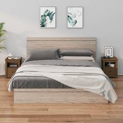 vidaXL Nachttische 2 Stk Honigbraun 40 x 35 x 49 cm Nachttisch 35x40cm