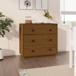 vidaXL Skänk honungsbrun Sideboard