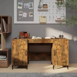 vidaXL Smoked Writing Desk