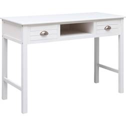 vidaXL 108x45x76 massivt kejsertræ Skrivebord