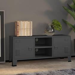 vidaXL Industrial Cabinet Anthracita 105x35x42 cm Mueble de TV