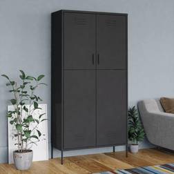 vidaXL Garde-robe Anthracite 90x50x180 cm Acier Armoire