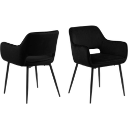 Nordform Neija Matt Black Køkkenstol 79cm 2stk