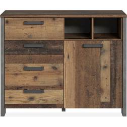 Forte Cadle 107 cm Brun Grå Kommode
