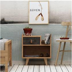 POLLA 52x50 brun/grå Sengebord