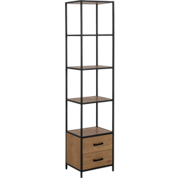 Nordform Reol August Brun 185 x 42 x 35 Bogreol