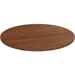 vidaXL Runde Dunkelbraun Ø90 x 1.5 cm Tischplatte 90x90cm
