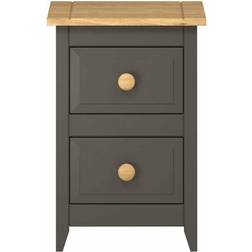 Core Products Capri Carbon 2 Petite Bedside Table