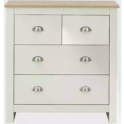 GFW Lancaster Cream Chest of Drawer 79x81cm