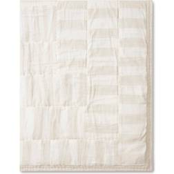 Lexington Quilted Linen Blend Sengetæppe Beige, Hvid (260x)