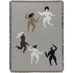 Ferm Living Free Tapestry Blanket Tæppe Grå (170x120cm)